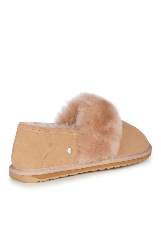 An image of the EMU Australia Daydream Slippers in Camel.