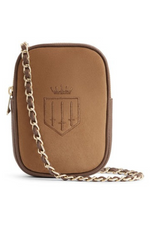 An image of the Fairfax & Favor Mini Finsbury Crossbody Bag in the colour Tan.