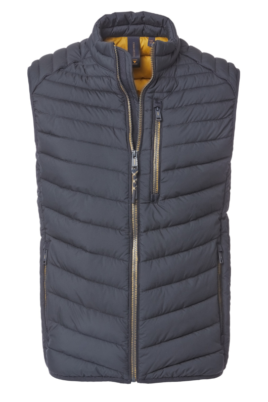 An image of the Casa Moda Lightweight Outdoor Gilet in Dark Navy.