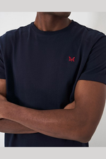 An image of the Crew Clothing Classic T-Shirt in Navy.