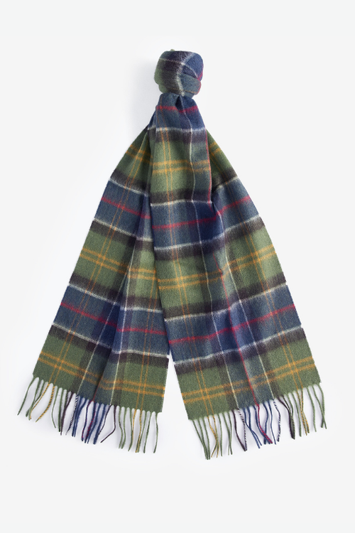 An image of the Barbour Cashmere Scarf in Classic.