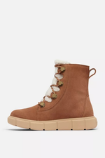 An image of the SOREL Explorer III Joan Cosy Waterproof Boots in Velvet Tan/Canoe.