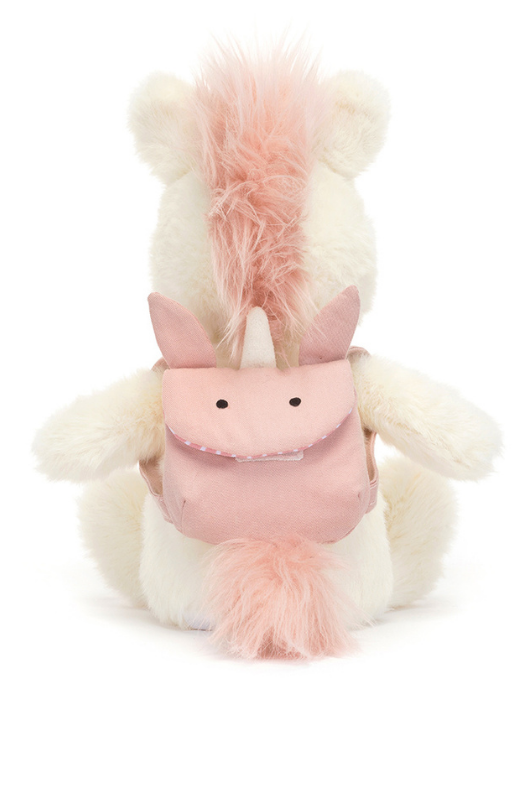 An image of the Jellycat Backpack Unicorn.