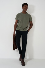 An image of the Crew Slub T-Shirt in Heritage Olive.