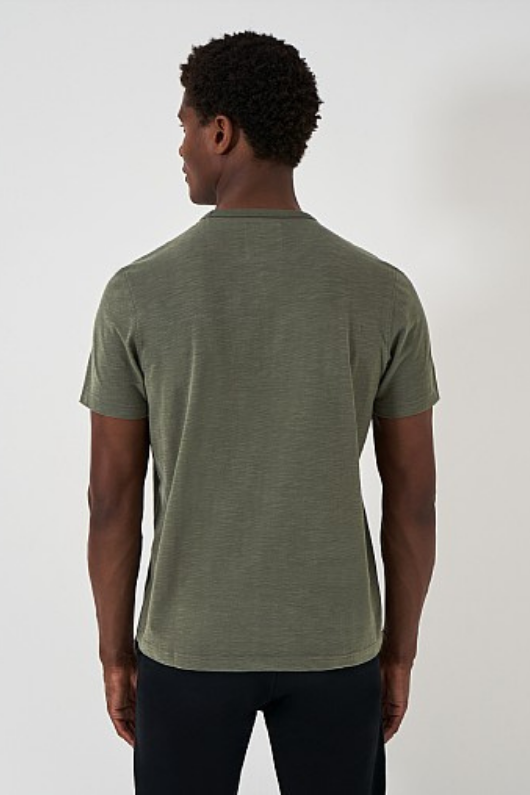 An image of the Crew Slub T-Shirt in Heritage Olive.