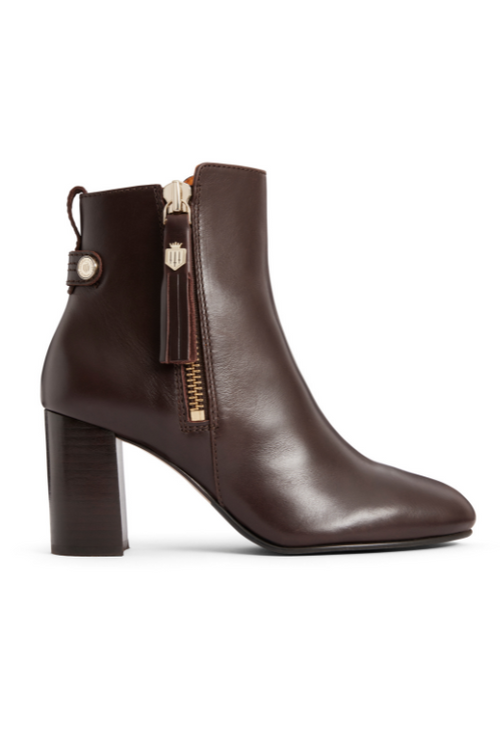 An image of the Fairfax & Favor Oakham Ankle Boots in Mahogany.