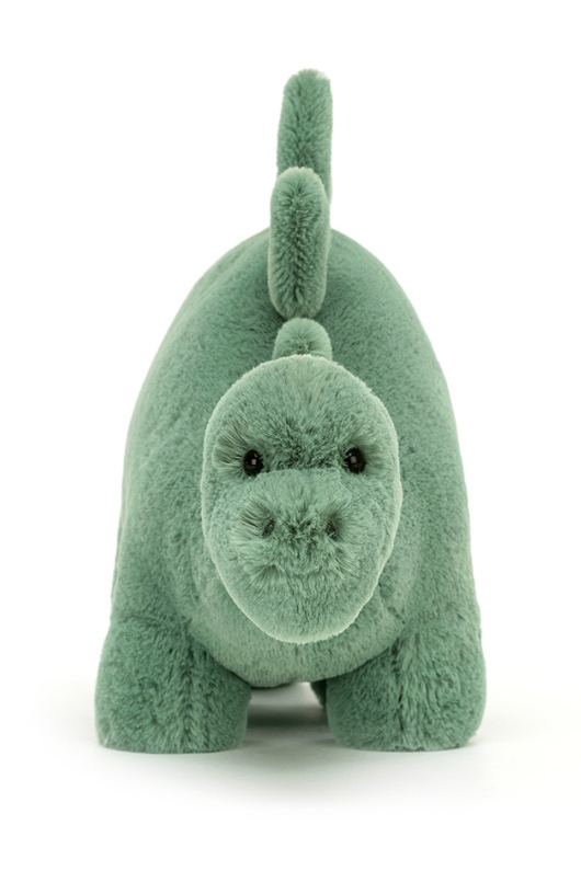 An image of the Jellycat Fossilly Stegosaurus soft toy.