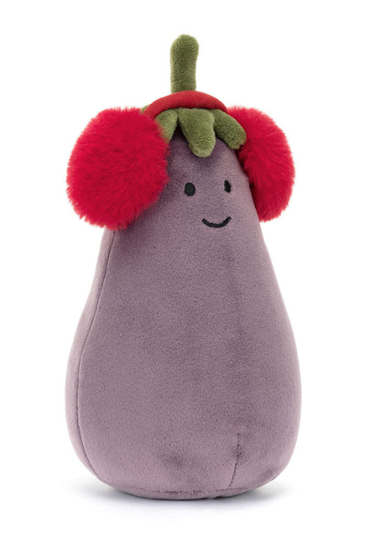 An image of the Jellycat Toastie Vivacious Red Aubergine.