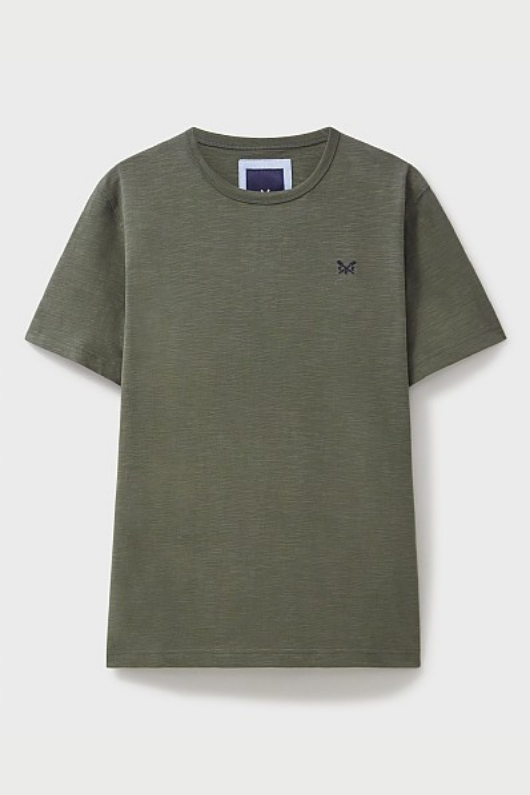 An image of the Crew Slub T-Shirt in Heritage Olive.