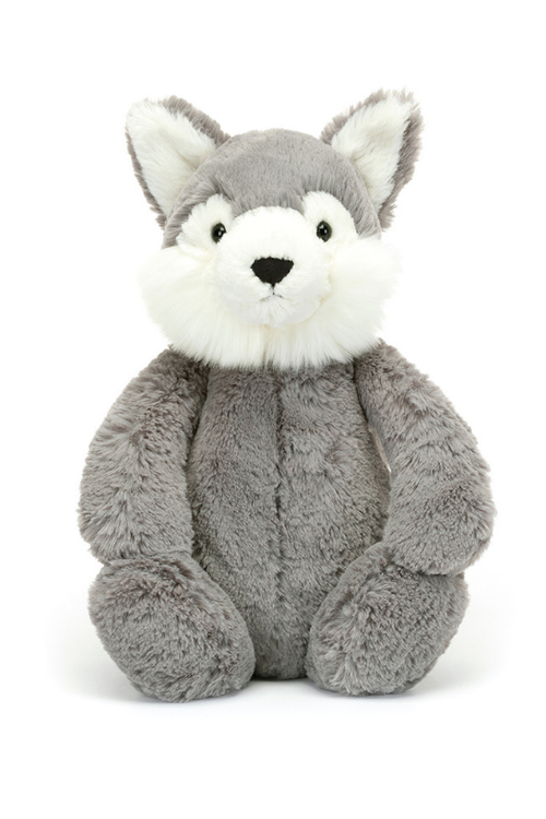 An image of the Jellycat Medium Bashful Wolf.