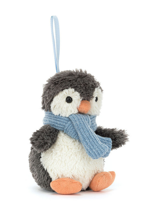 An image of the Jellycat Peanut Penguin Decoration.