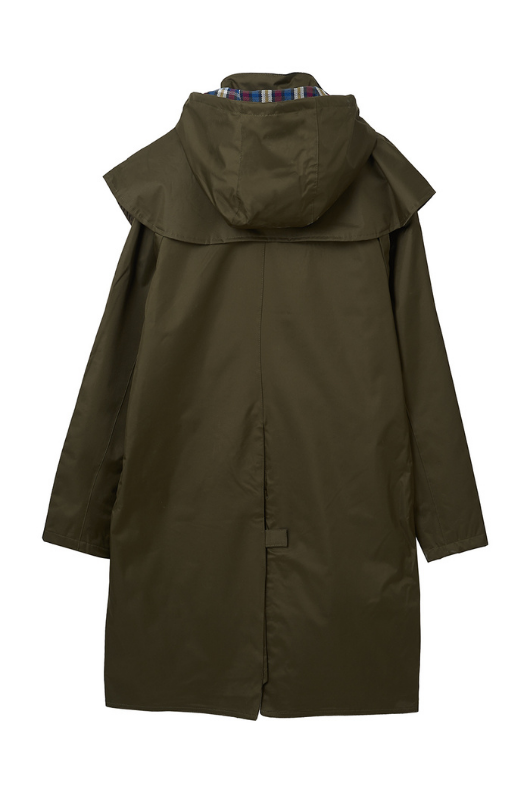 An image of the Lighthouse Outrider Women's Waterproof Coat in Fern.