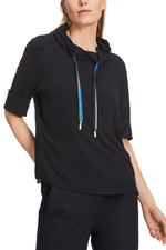 An image of the Marc Cain Sports Blouse in Midnight Blue.