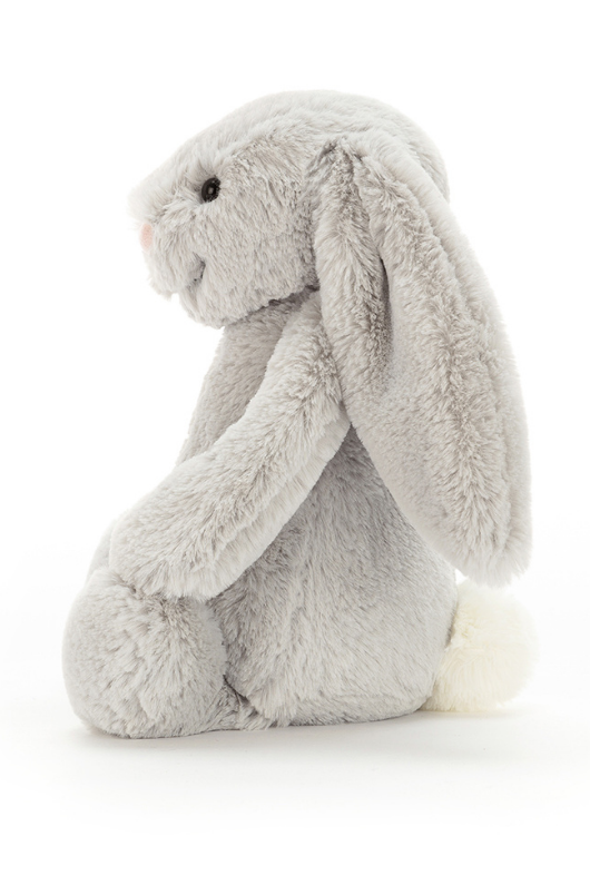 An image of the Jellycat Bashful Silver Bunny Medium.