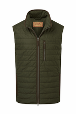 An image of the Schoffel Brora Gilet in Forest.