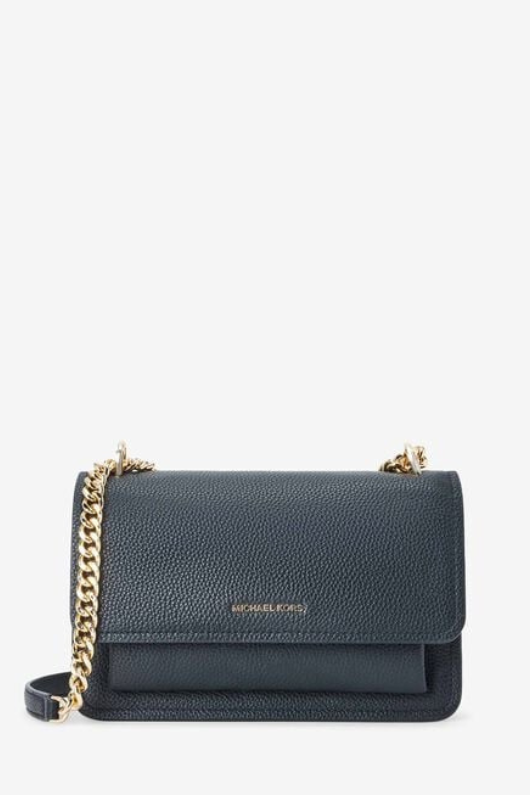 An image of the Michael Kors Claire Large Shoulder Bag in Black.