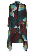 An image of the Alquema Collare Coat in Toucan.