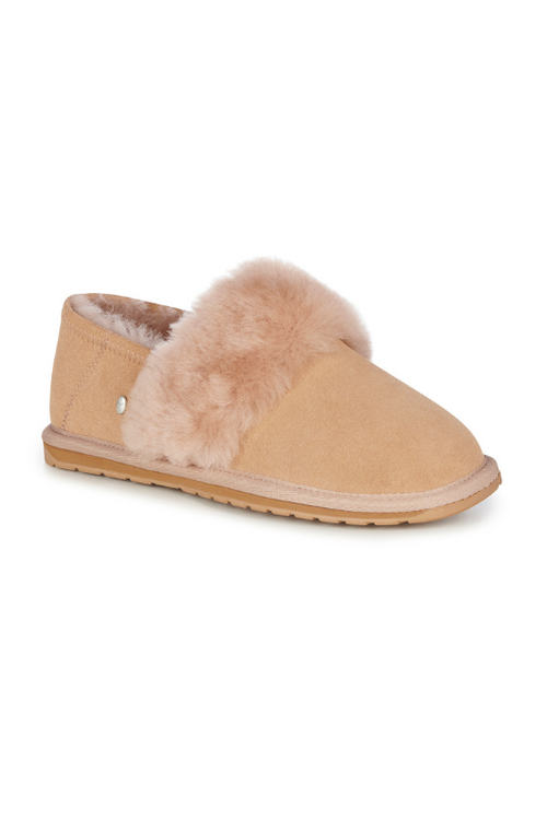 An image of the EMU Australia Daydream Slippers in Camel.