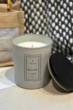 An image of the Covesea Candles Luxury Candle in the scent Moray Mist.