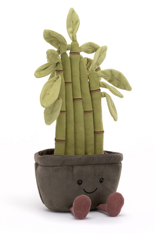 An image of the Jellycat Amuseables Potted Bamboo.