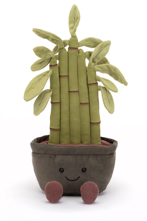 An image of the Jellycat Amuseables Potted Bamboo