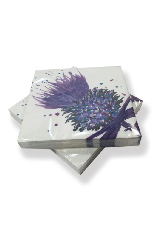 An image of the D & C Supplies Big Thistle Paper Napkins