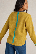 An image of the White Stuff Talia Nep Jumper in Chartreuse Multi.