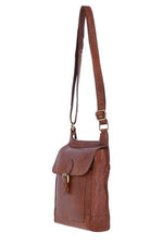 An image of the Ashwood Leather Leather Shoulder Bag in the colour Honey.