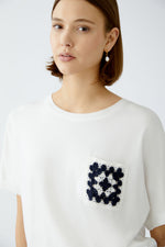 An image of the Oui Knitted T-Shirt