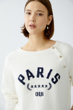 An image of the Oui Knitted Pullover