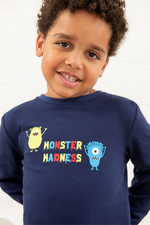 An image of the Lighthouse Oliver Long Sleeve in Monster Madness.