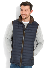 An image of the Schoffel Bowden Down Gilet in True Navy.