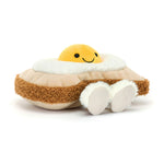 An image of the Jellycat Amuseables Egglantine Egg on Toast.