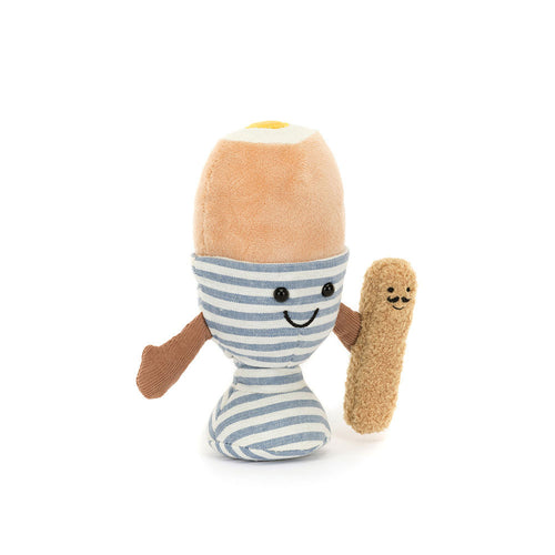 An image of the Jellycat Amuseables Eggetha Egg & Lance Soldier.