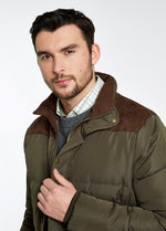 An image of the Dubarry Talbot Down Filled Jacket in Olive.