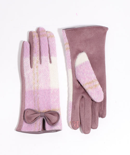 An image of the Pia Rossini Ava Gloves in Purple.