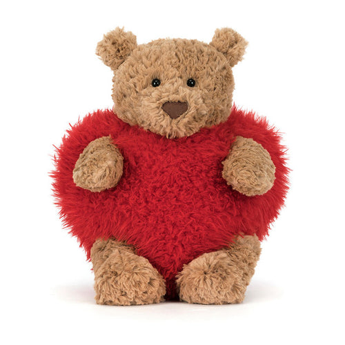 An image of the Jellycat Jellycat Bartholomew Bear 'Heartthrob'