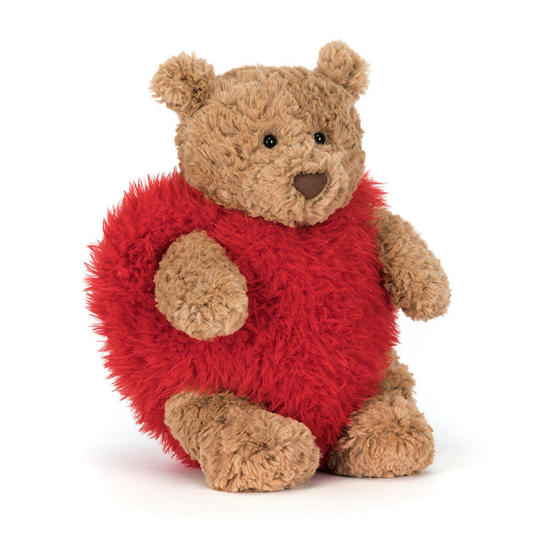 An image of the Jellycat Jellycat Bartholomew Bear 'Heartthrob'