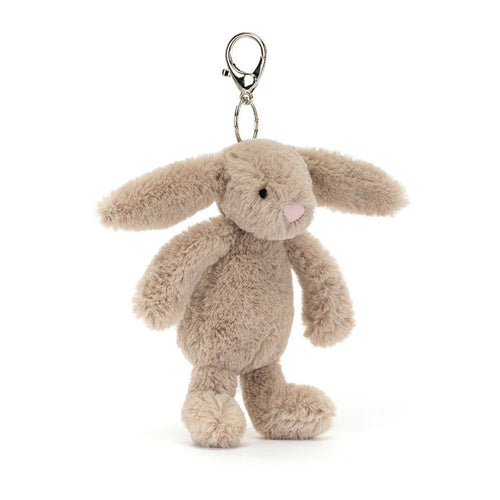 An image of the Jellycat Bashful Beige Bunny Bag Charm.