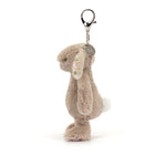 An image of the Jellycat Jellycat Blossom Beige Bunny 'Petal' Bag Charm