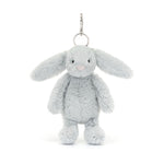 An image of the Jellycat Jellycat Bashful Silver Bunny Bag Charm (2025)