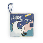 An image of the Jellycat Jellycat Hello Moon Fabric Book