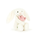 An image of the Jellycat Bashful Bunny 'Peony'.