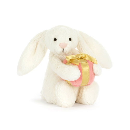 An image of the Jellycat Jellycat Bashful Bunny with Present