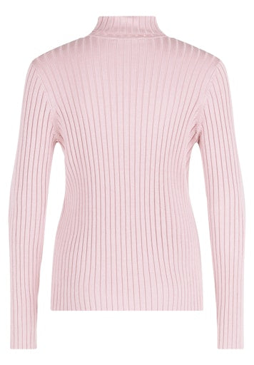 An image of the Betty Barclay Fine Knit Jumper in Pale Mauve.