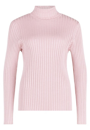 An image of the Betty Barclay Fine Knit Jumper in Pale Mauve.