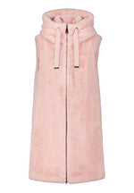 An image of the Betty Barclay Plush Vest in Mauve Chalk.