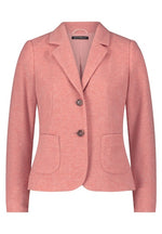 An image of the Betty Barclay Wool Blazer in Ash Rose.