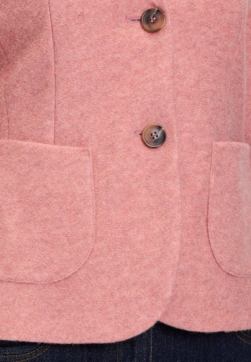 An image of the Betty Barclay Wool Blazer in Ash Rose.