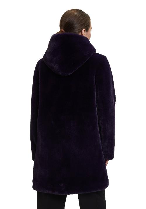 An image of the Betty Barclay Plush Jacket in Sweet Plum.